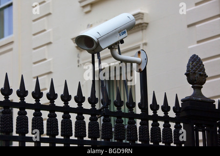 Überwachungskamera an der Handelsvertretung der Russischen Föderation in Washington, D.C. Stockfoto