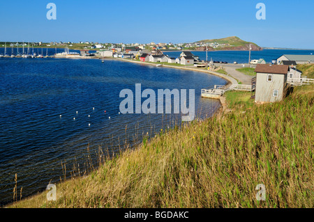 Historischen Hafen La Grave, Ile du Havre Aubert, Iles De La Madeleine, Maritime Magdalen Inseln, Quebec, Kanada, Nordamerika Stockfoto