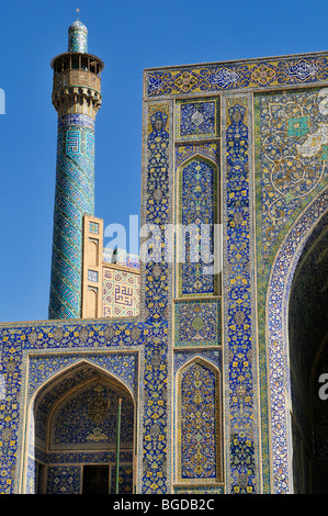 Schah oder Imam, Emam Moschee am Meidan-e Emam, Naqsh-e Jahan, Imam-Platz, UNESCO-Weltkulturerbe, Esfahan, Isfahan, Iran, pro Stockfoto
