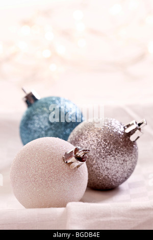 Christbaumkugeln Stockfoto