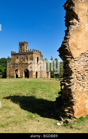 Fasiladas Archiv, königliche Gehege Fasil Ghebbi, UNESCO World Heritage Site, Gonder, Gondar, Amhara in Äthiopien, Afrika Stockfoto