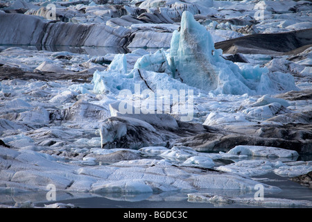 Eisberge und Eisschollen, Joekulsárlón Gletschersee, Island, Europa Stockfoto