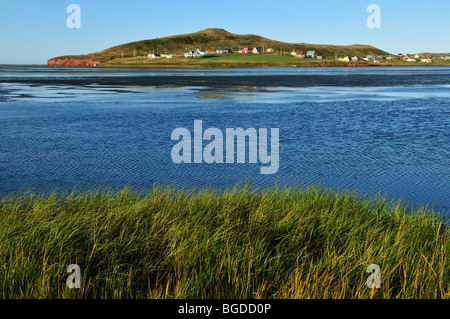 Blick über La Petite Baie, Ile du Havre Aux Maisons, Iles De La Madeleine, Maritime Magdalen Inseln, Quebec, Kanada, Nord Amer Stockfoto