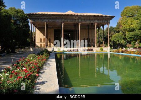 Safavid Chehel Sotoun, Sotoon Palast, UNESCO-Weltkulturerbe, Esfahan, Isfahan, Iran, Persien, Asien Stockfoto