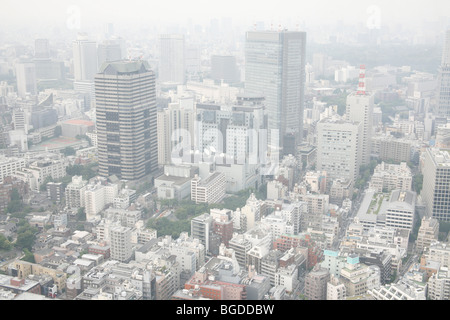 Tokyo von oben, Japan, Asien Stockfoto