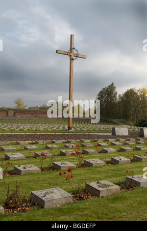 Terezin jüdischer Friedhof, Tschechische Republik Stockfoto