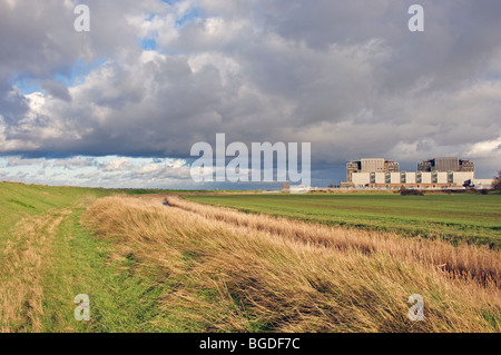 Bradwell Kernkraftwerk, Essex, England. Stockfoto