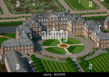 Luftaufnahme, Fachhochschule Fuer Finanzen NRW Business School, Schloss Nordkirchen Schloss Wasserburg, Barockschloss, Nordk Stockfoto