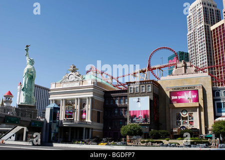 Das Hotel New York New York am Las Vegas Boulevard, Las Vegas, Nevada, USA Stockfoto