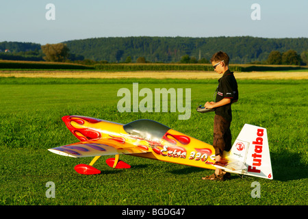 Modellflugzeug Stockfoto