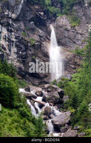 Wasserfall, Hornbach Tal Lech Valley, Außerfern, Tirol, Austria, Europe Stockfoto