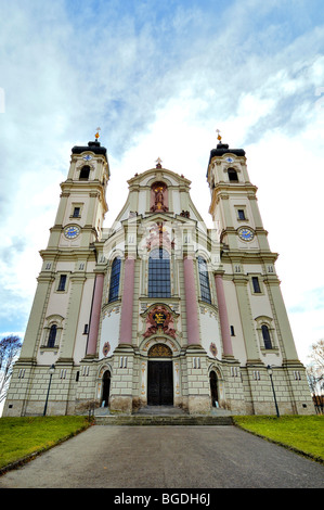 Basilika der Benediktiner Abtei in Ottobeuren, Bayern, Deutschland, Europa Stockfoto