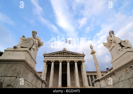 Akademie der Künste, Athen, Griechenland, Europa Stockfoto