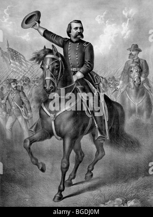 General John A. Logan, Union General in den USA Bürgerkrieg, später Senator und Abberufungsgesetz Kandidat Stockfoto