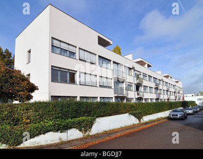 Weissenhofsiedlung Weissenhof-Siedlung, Wohnhaus Am Weissenhof 14-20, Architekt Ludwig Mies van der Rohe, Osten faca Stockfoto