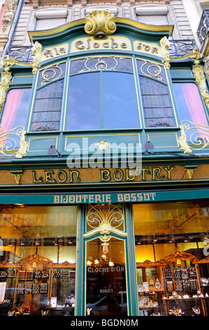 Lille, Frankreich. Fassade von einer La Cloche d ' or - Bijouterie / Schmuck Shop Stockfoto