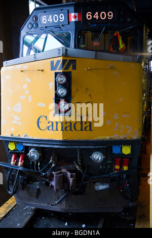 Kanadische per Zug in Quebec City, Kanada Stockfoto