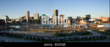 Baltimore Inner Harbor, Maryland, Vereinigte Staaten von Amerika Stockfoto