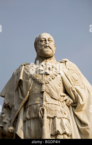 Statue von König Edward VII des Vereinigten Königreichs und Kaiser von Indien und der britischen Besitzungen (reg. 1901 bis 1910). Stockfoto