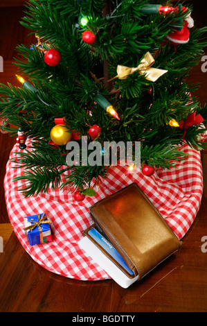 Ledertasche, unter offers d. Weihnachtsbaum