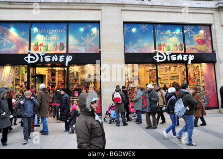 Walt Disney Shop in Champs Elysees, Paris Stockfoto