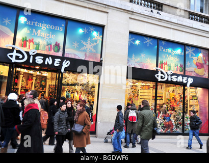 Walt Disney Shop in Champs Elysees, Paris Stockfoto