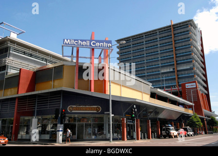 Die Mitchell-Center in der Mitchell Street in Darwin NT Australien ein Einkaufszentrum in der Mitte der Stadt. Stockfoto