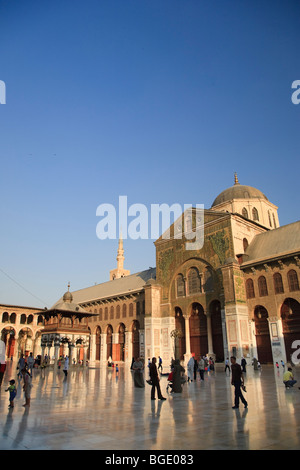 Syrien, Damaskus, Old, Town, Umayyaden-Moschee, Ehrenhof Stockfoto