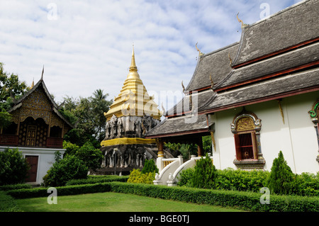 Thailand; Chiang Mai; Wat Chiang Man Stockfoto