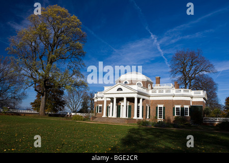 Monticello, Heimat von Thomas Jefferson, Charlottesville, Virginia, USA. Stockfoto