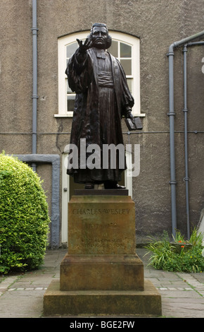 Charles Wesley, bei den neuen Raum in Bristol Stockfoto