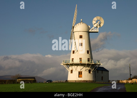 Llancayo Windmühle, Usk Valley, Wales Stockfoto