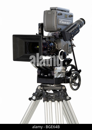 Studioaufnahme Produkt einer Panavision Genesis moderne Digital Movie Kamera. Stockfoto