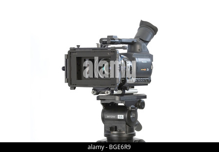 Studioaufnahme Produkt einer Prosumer Digital Movie Kamera. Stockfoto