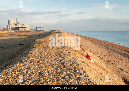 Dungeness Kernkraftwerke, Romney Marsh, Kent, England Stockfoto