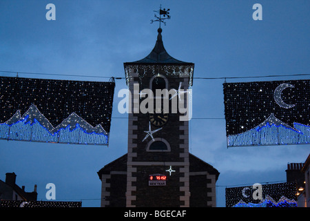 Schnee am Boden Stockfoto