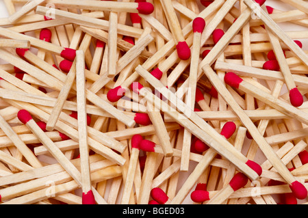 Nahaufnahme einer Reihe von Spiel-sticks Stockfoto