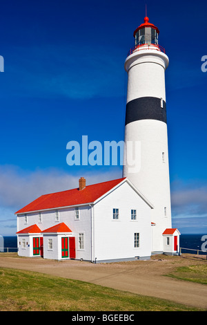 Punkt-Amour Leuchtturm, eine provinzielle historische Stätte Zeitpunkt Amour in l ' Anse Amour, entlang der Labrador Coastal Drive, Autobahn 510 Stockfoto