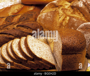 Sammlung von Brot Stockfoto