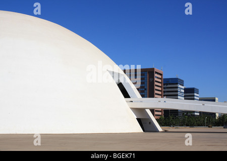 Republik-Museum, Oscar Niemeyer, Brasilia, Brasilien Stockfoto