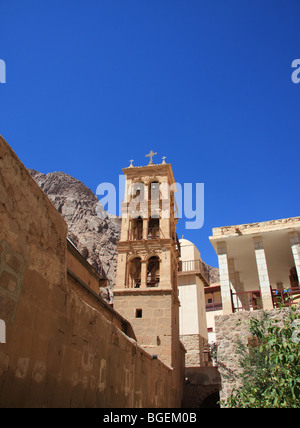 Bell Tower Kirche der Verklärung St. Catherines Kloster Sinai Ägypten Stockfoto