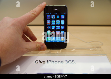 Apple Retail Store, Upper West Side, Manhattan, New York City Stockfoto