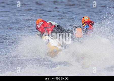 Königliche Marine-Team gehen Commando - Zapcat Meisterschaft 2009 - Hafen von Leith, Edinburgh Stockfoto