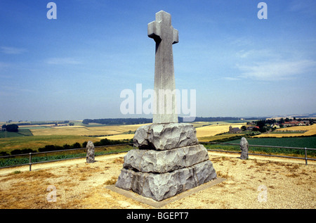 Flodden Schlachtfeld Denkmal, Branxton, Northumberland englischen mittelalterlichen Schlachtfeld Schlachtfeld Felder England UK Schlachtfelder Stockfoto