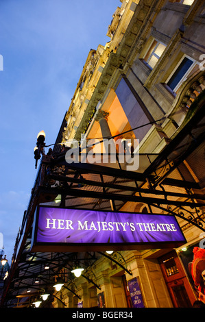 Her Majesty es Theatre. London. GROßBRITANNIEN 2009 Stockfoto