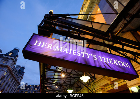 Her Majesty es Theatre. London. GROßBRITANNIEN 2009 Stockfoto