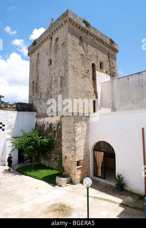 Italien: Apulien, Morciano di Leuca (Lecce) in der Burg Stockfoto