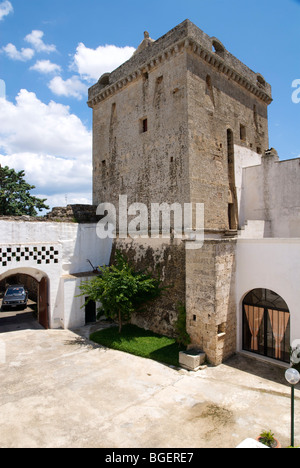 Italien: Apulien, Morciano di Leuca (Lecce) in der Burg Stockfoto