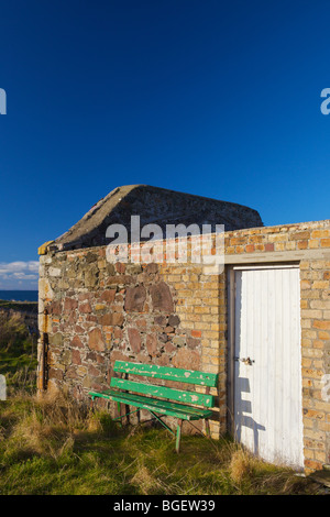 Stillgelegten Hafengebäude, Ballantrae, South Ayrshire, Schottland. Stockfoto