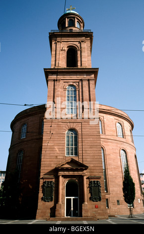 20. August 2009 - Paulskirche (Str. Pauls Kirche) in der deutschen Stadt Frankfurt. Stockfoto